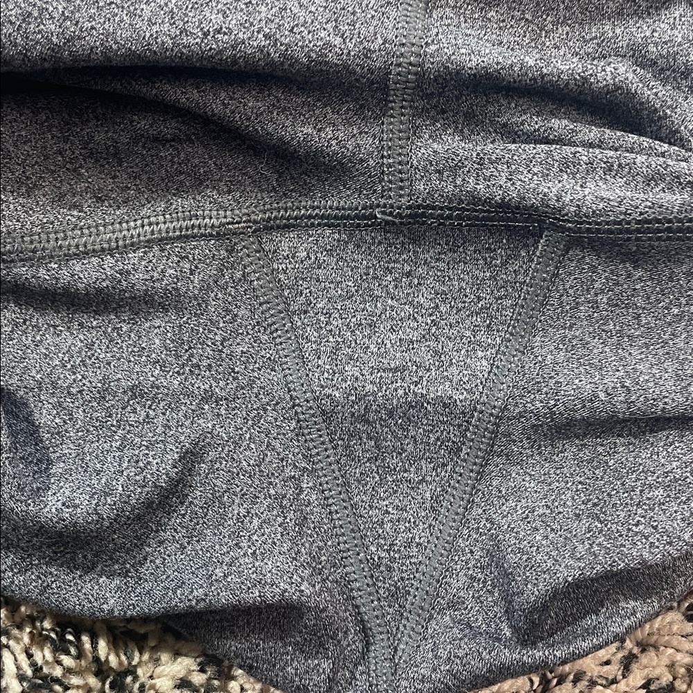 Athleta Stash Pocket Salutation Tights High Rise 7/8ths Dark Gray XS | EUC - Picture 6 of 8